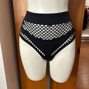 La SENZA Black High-Waisted Seamless Panties❤️L